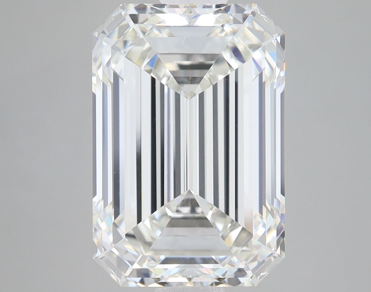 6.21 ct. emerald Lab Grown Diamond front image