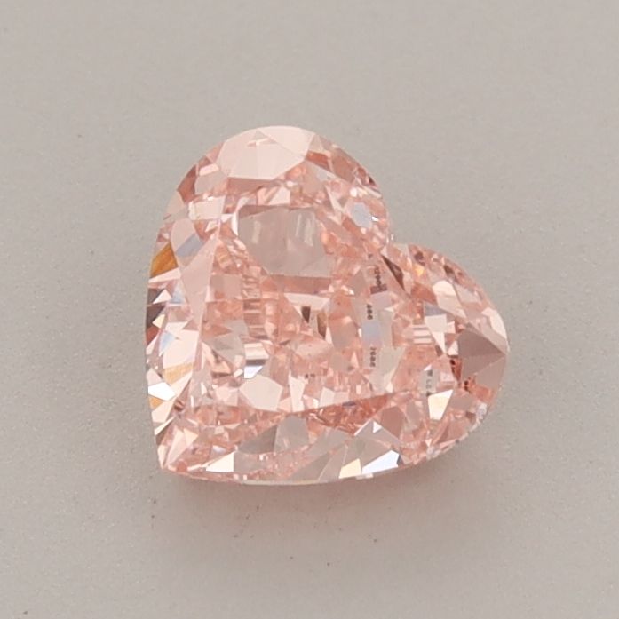 0.83 CT Fancy Intense Pink HEART
