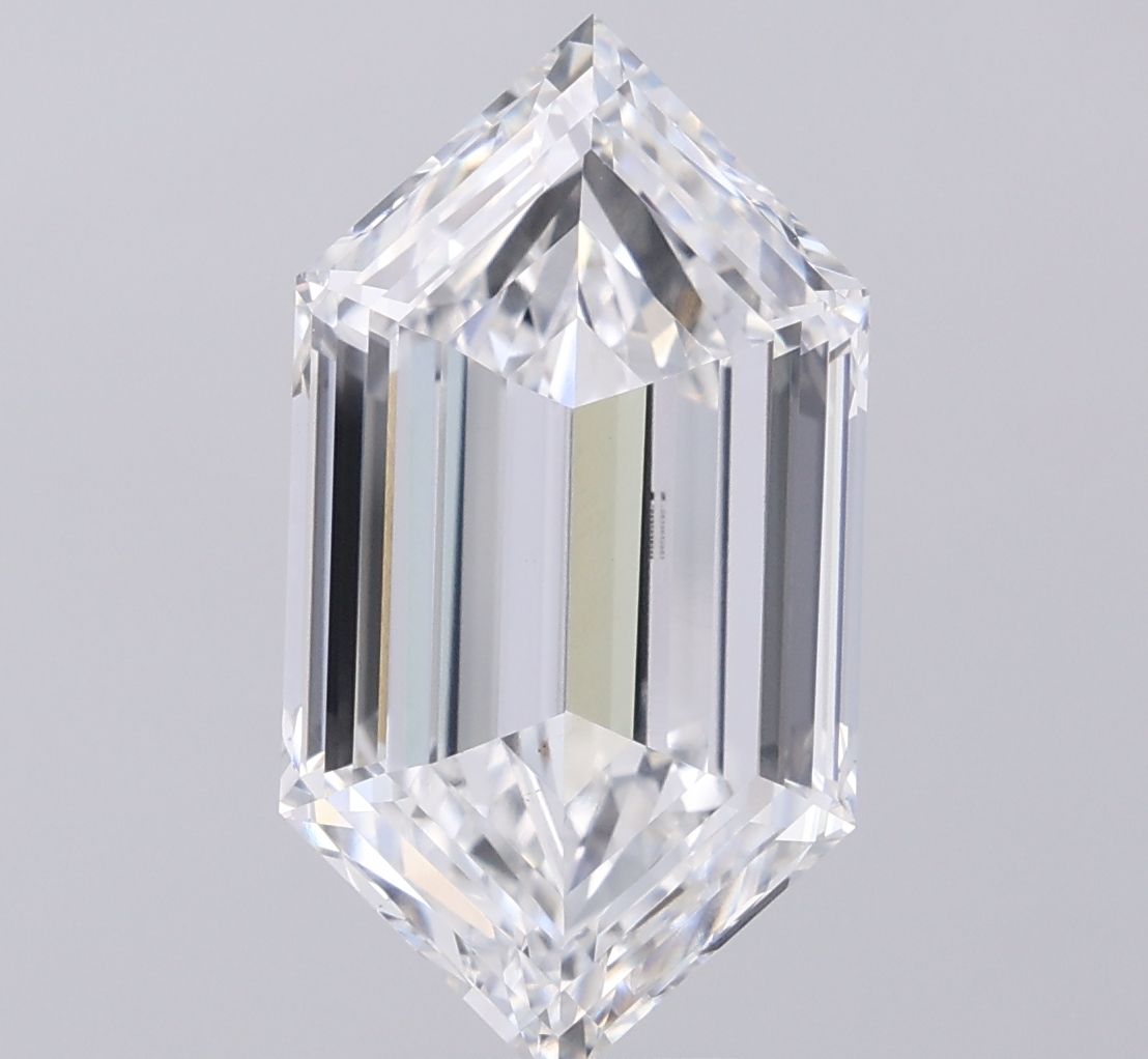 7 ct lab-grown Hexagonal Diamond