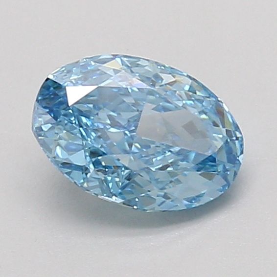 1.07 CT Fancy Vivid Blue OVAL