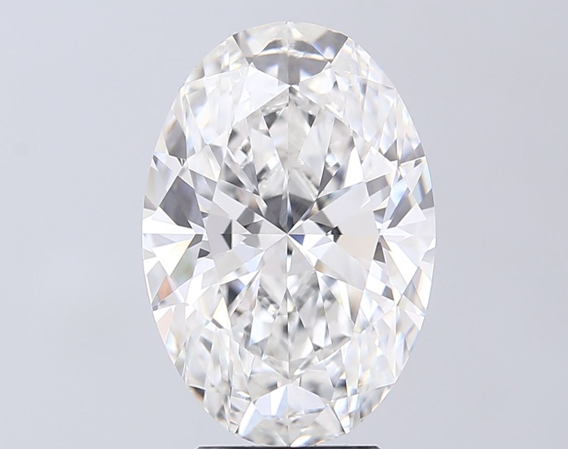 6.08 ct. oval Lab Grown Diamond front image