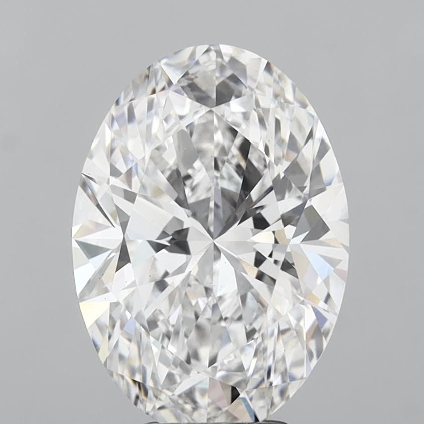 5.00 ct. oval Lab Grown Diamond front image
