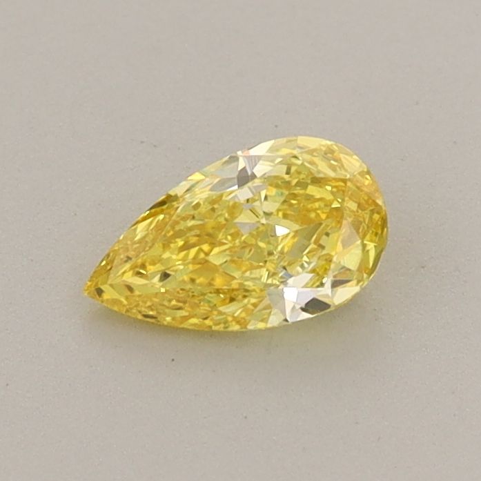 0.36 CT Fancy Vivid Yellow PEAR