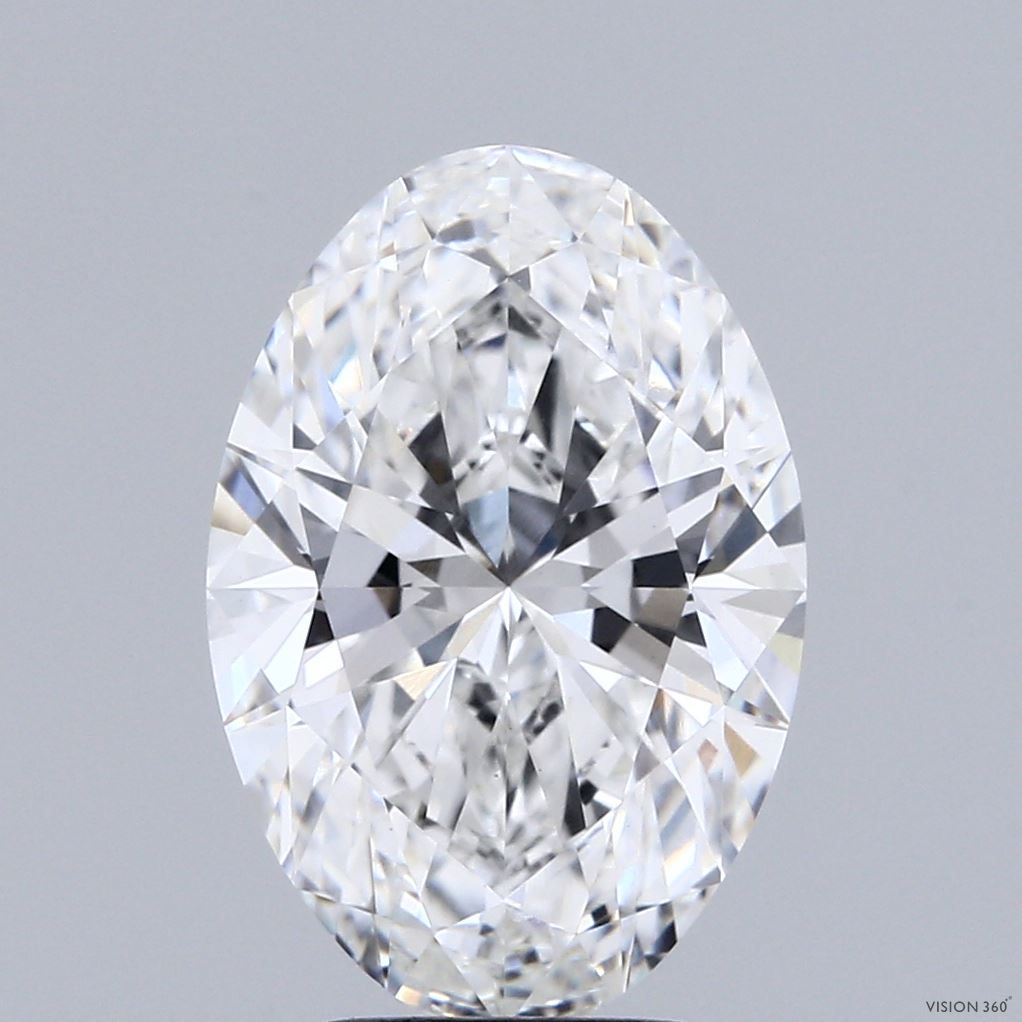 4.08 ct. oval Lab Grown Diamond front image