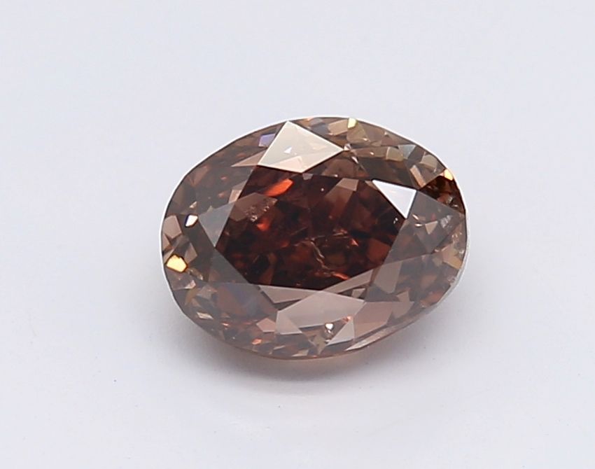 Diament 1.0 ct Fancy Dark Orangey Brown/