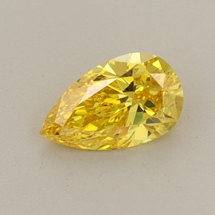 0.43 CT Fancy Vivid Yellow PEAR