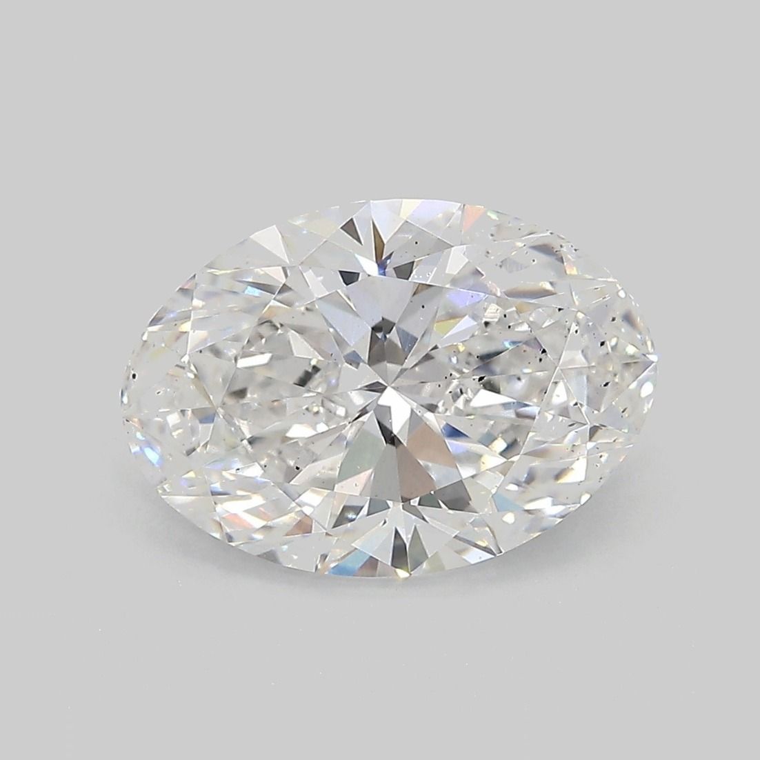 4.08 ct. oval Lab Grown Diamond front image