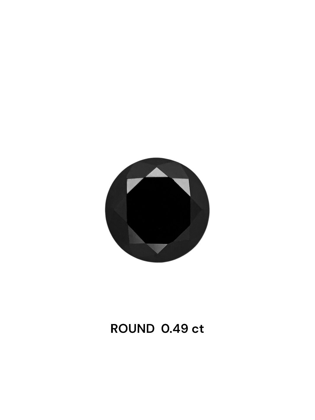 Diament 0.49 ct Fancy Black/VVS2