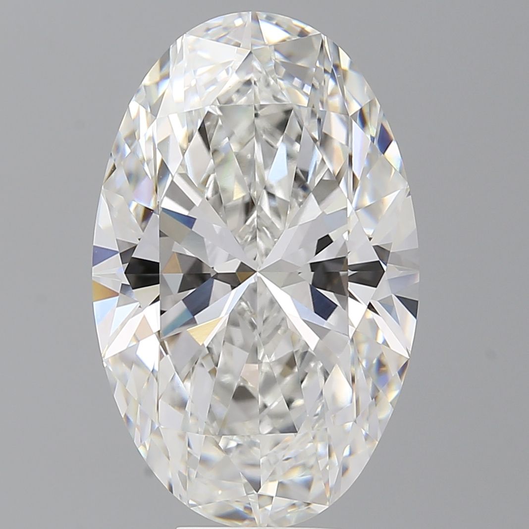 9.59 ct. oval Lab Grown Diamond front image