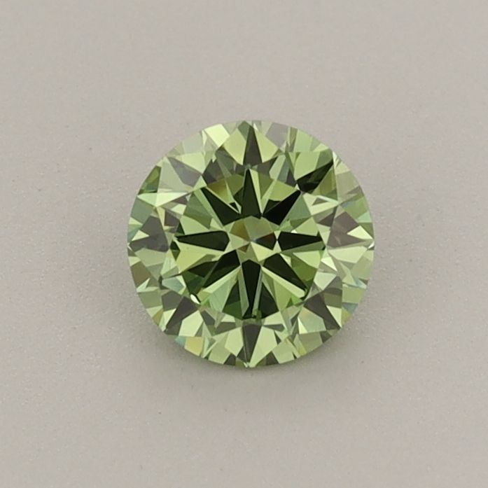 0.43 CT Fancy Vivid Green ROUND