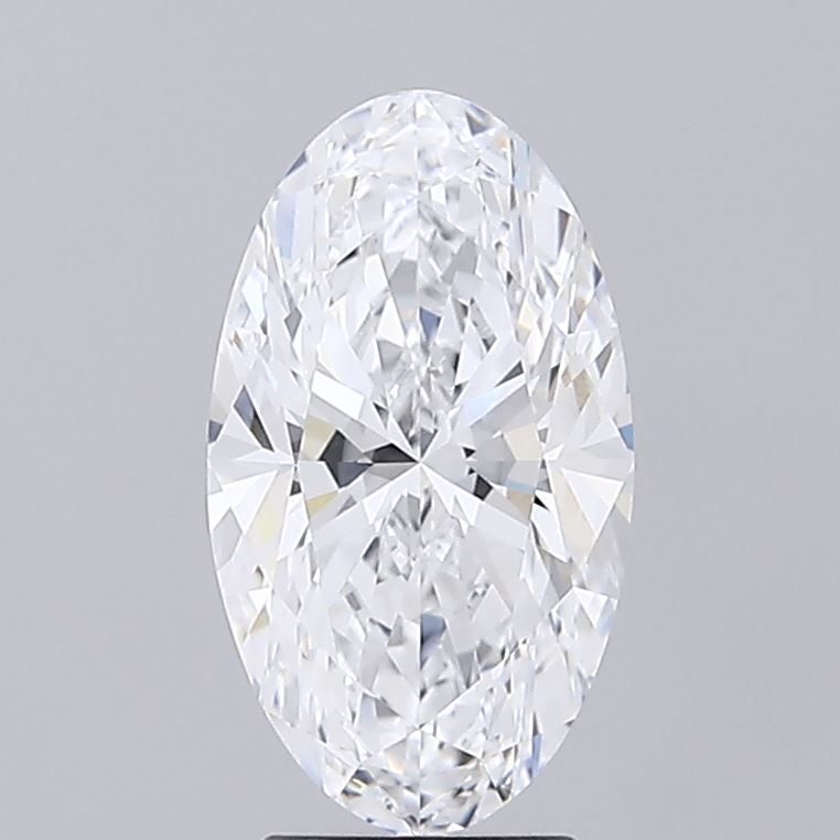 3.08 ct. oval Lab Grown Diamond front image