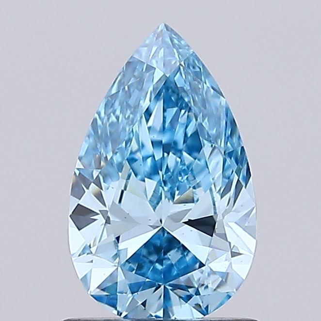 1.01 CT Fancy Vivid Blue PEAR