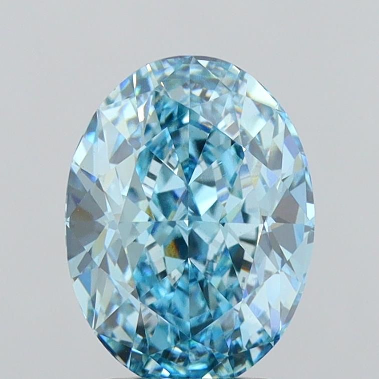 3.09 ct. oval Lab Grown Diamond front image