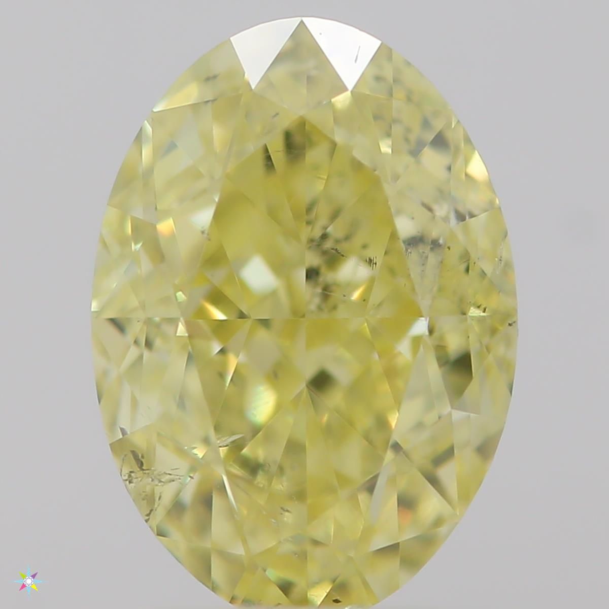 Diament 1.01 ct Fancy Intense Yellow/SI2