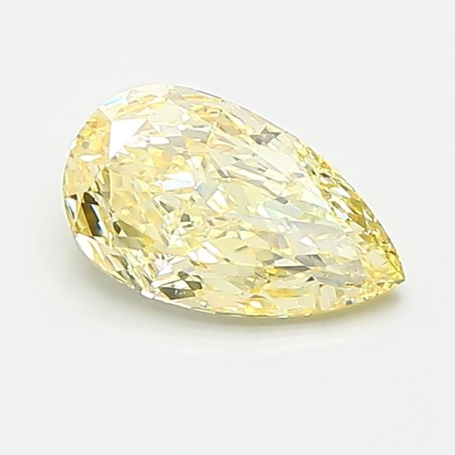 0.69 CT Fancy Intense Yellow PEAR
