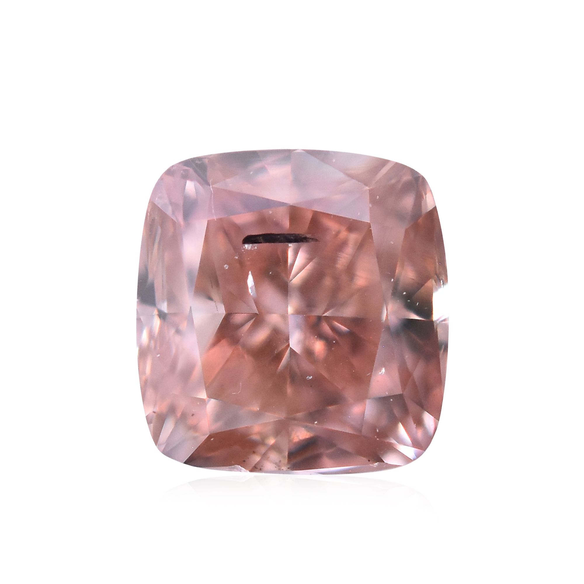Diament 0.31 ct Fancy Orangey Pink/I1