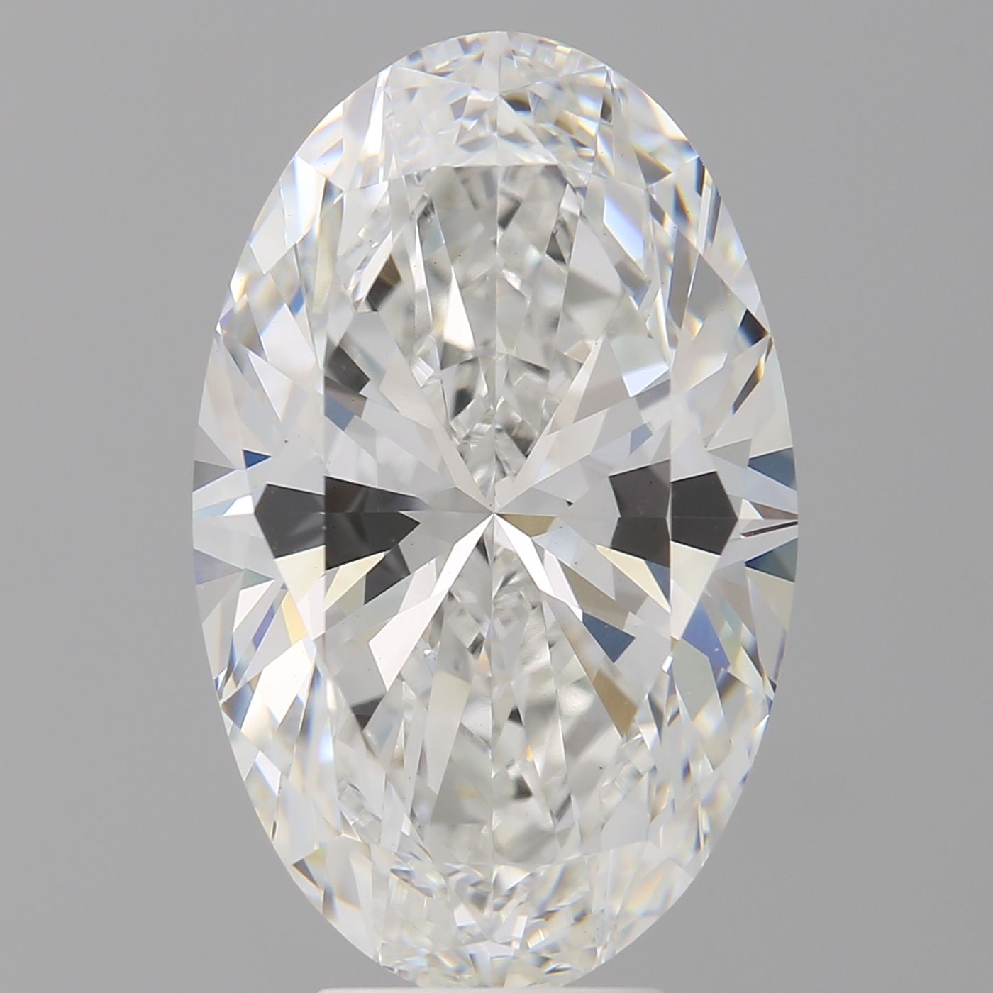 7.03 ct. oval Lab Grown Diamond front image