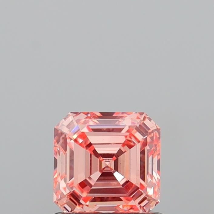 1.03 CT Fancy Vivid Pink ASSCHER