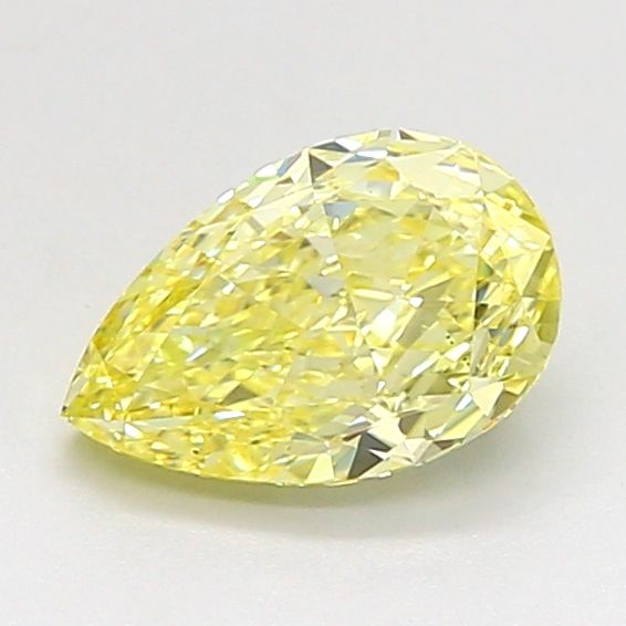 0.96 CT Fancy Yellow PEAR