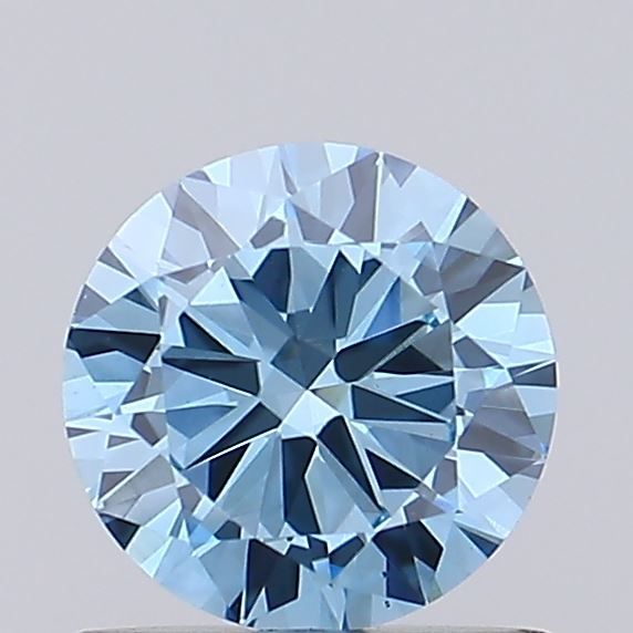 0.67 CT Fancy Vivid Blue ROUND