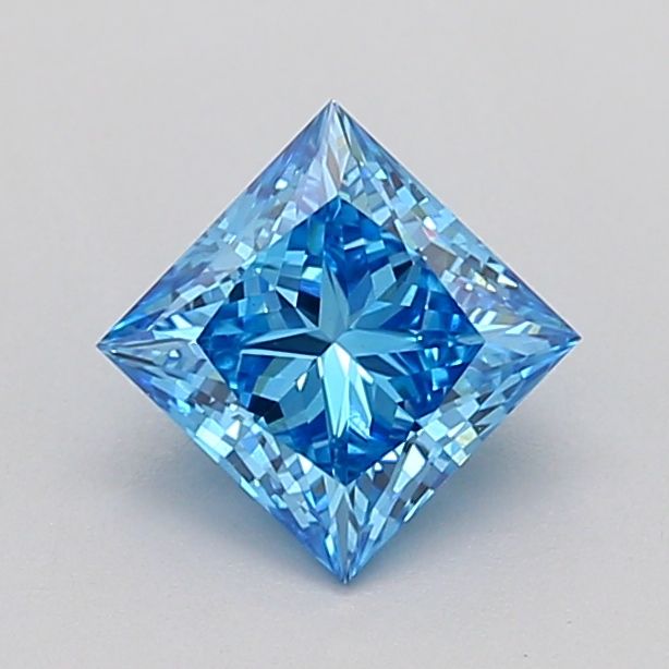 0.91 CT Fancy Vivid Blue PRINCESS