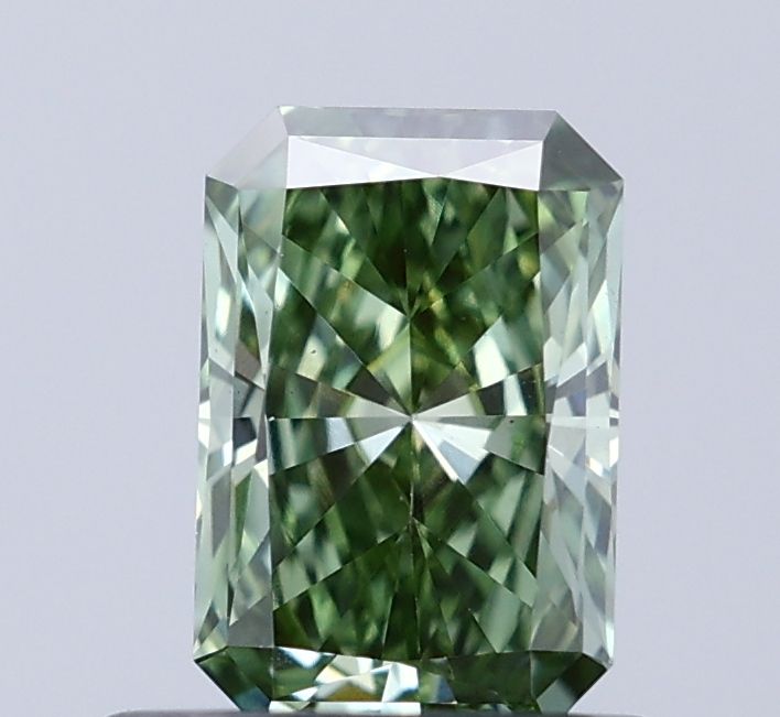 0.55 CT Fancy Vivid Green RADIANT
