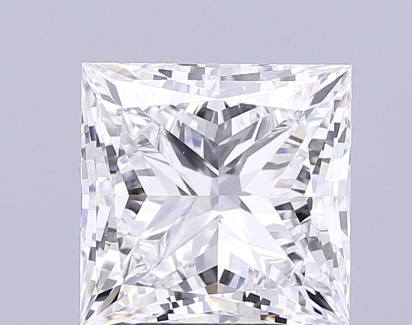 5.76 ct. princess Lab Grown Diamond front image