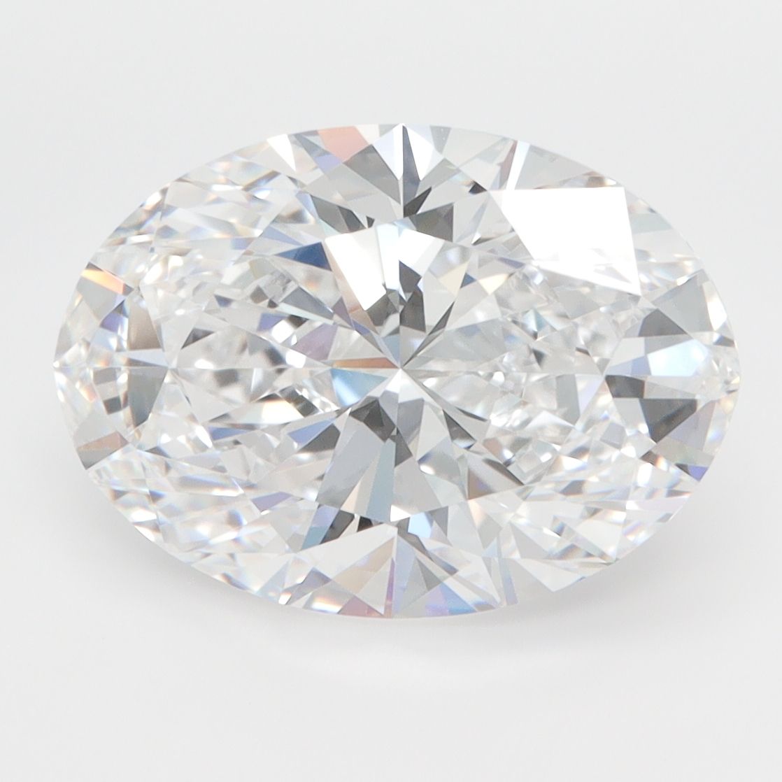 5.24 ct. oval Lab Grown Diamond front image