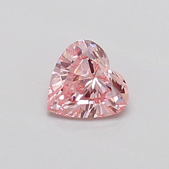 0.29 CT Fancy Vivid Pink HEART