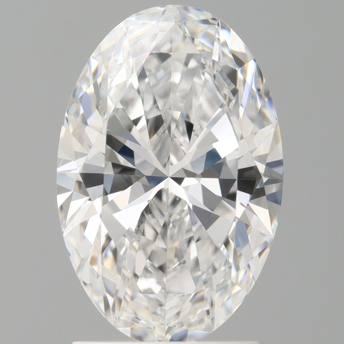 2.10 ct. oval Lab Grown Diamond front image
