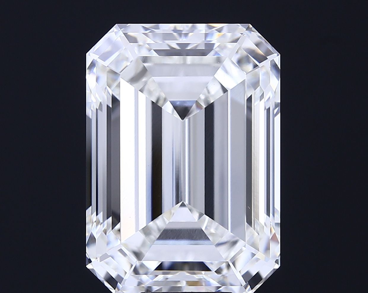 6.03 ct. emerald Lab Grown Diamond front image
