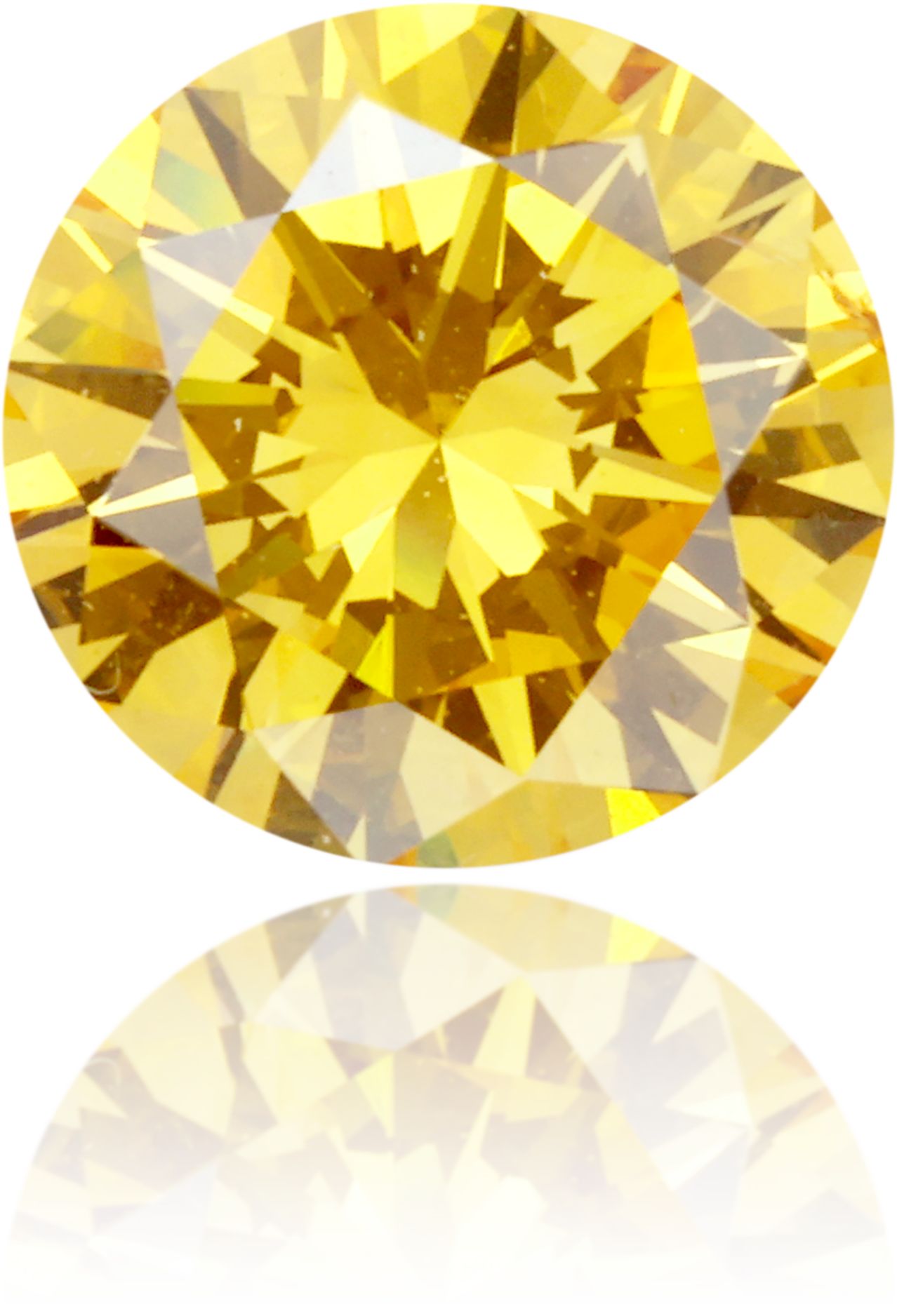Diament 1.14 ct Fancy Deep Orangey Yellow/SI1