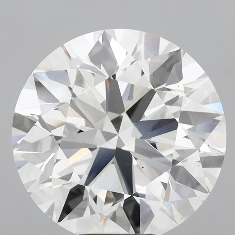 7.04 ct. round Lab Grown Diamond front image