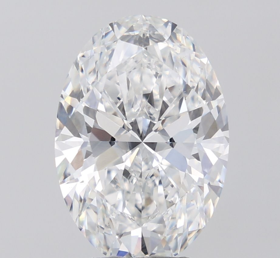 7.08 ct. oval Lab Grown Diamond front image