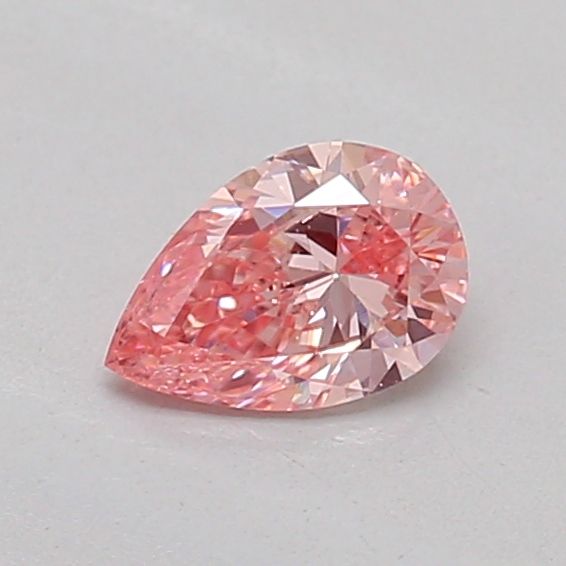 0.21 CT Fancy Vivid Pink PEAR