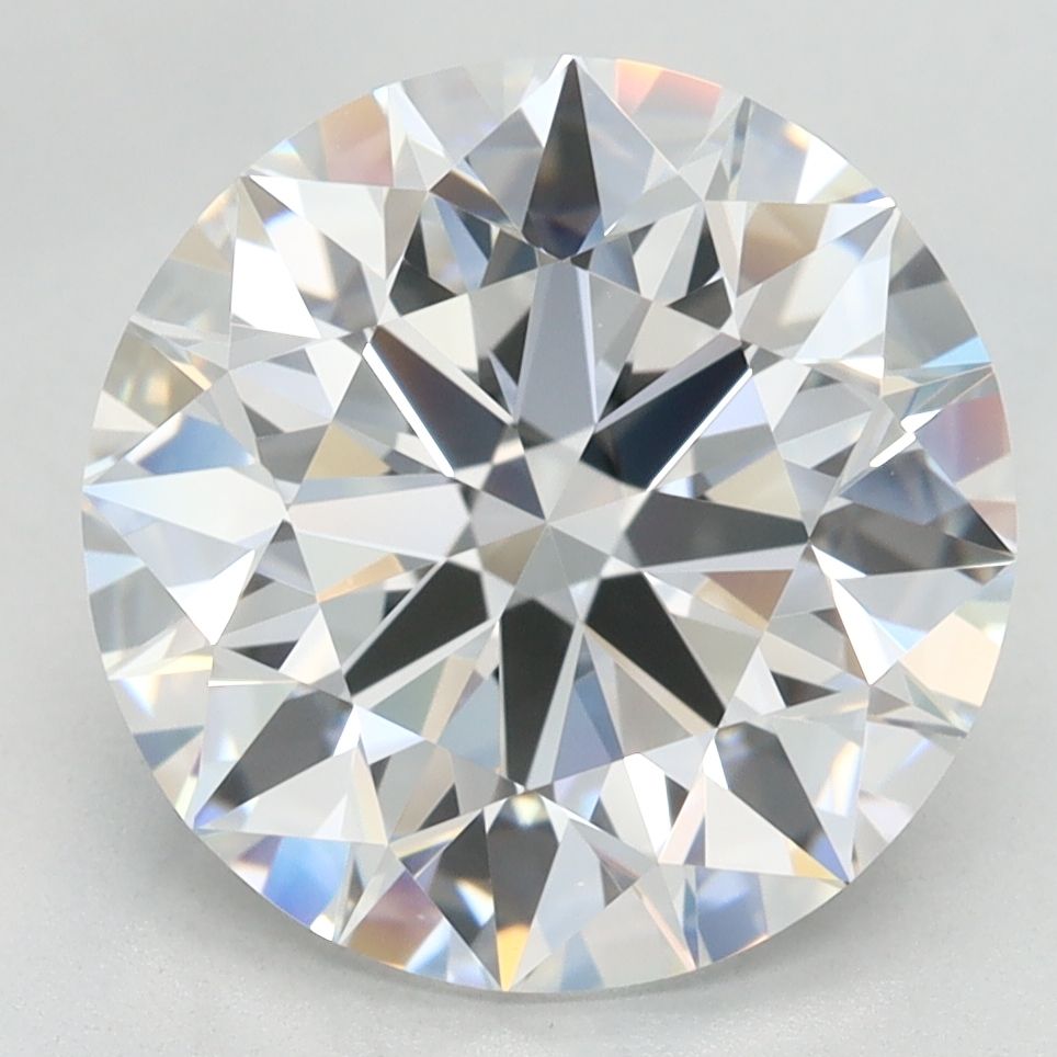 Diamant Rond 4.02 ct - Couleur D - Pureté VVS1