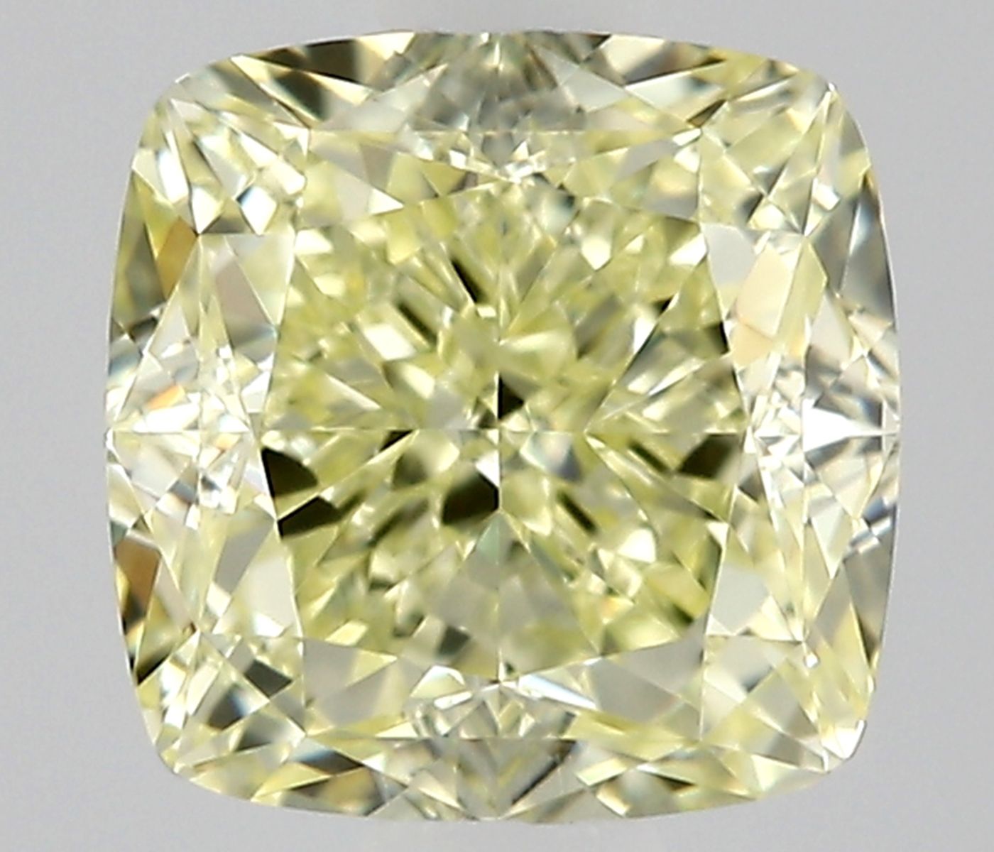 Diament 0.9 ct Fancy Light Yellow/IF