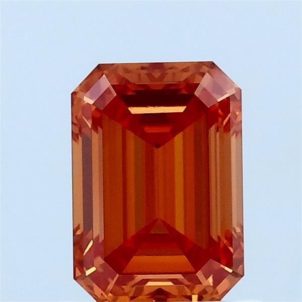 1.01 CT Fancy Vivid Yellowish Orange EMERALD
