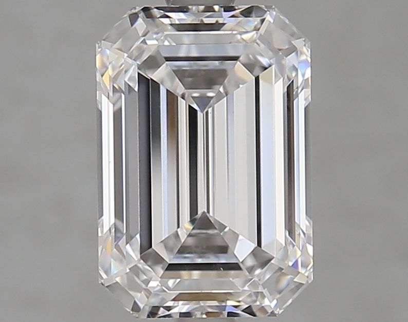 Diamant Émeraude 3.08 ct - Couleur D - Pureté VVS2