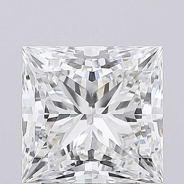 3.76 ct. princess Lab Grown Diamond front image