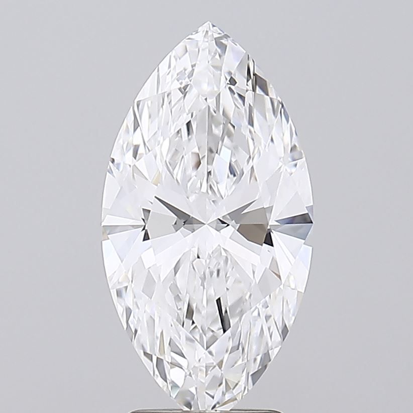 3.08 carat d FL EX Cut IGI marquise diamond