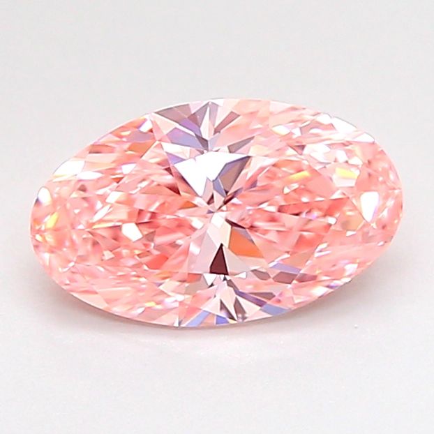 1.04 CT Fancy Vivid Pink OVAL