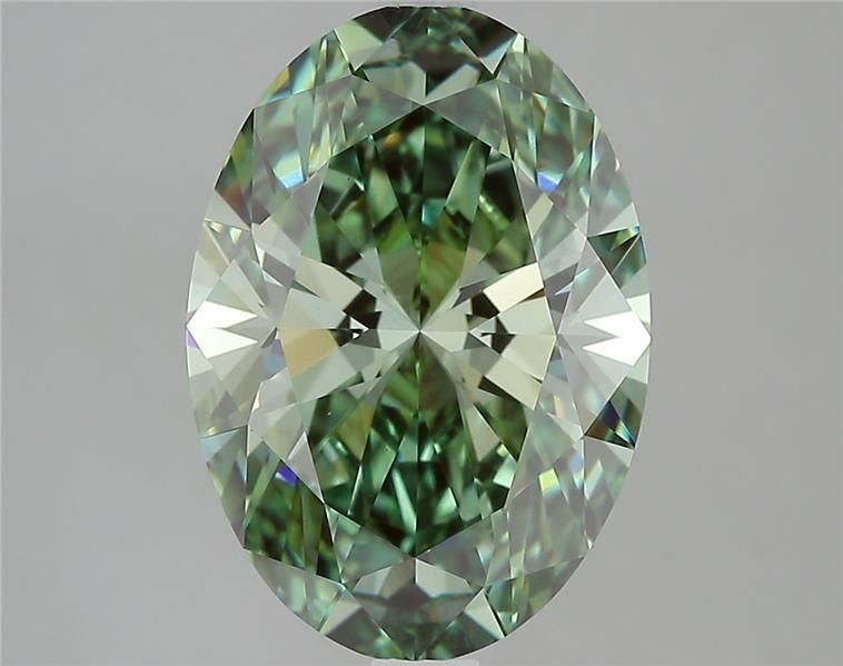 5.06 ct. oval Lab Grown Diamond front image