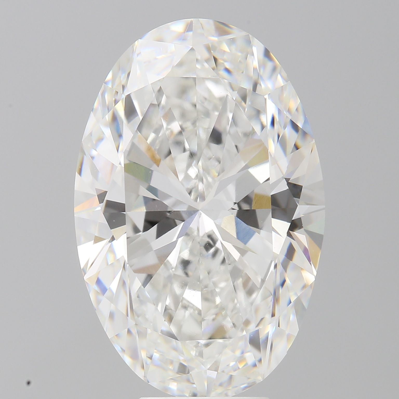 9.01 ct. oval Lab Grown Diamond front image