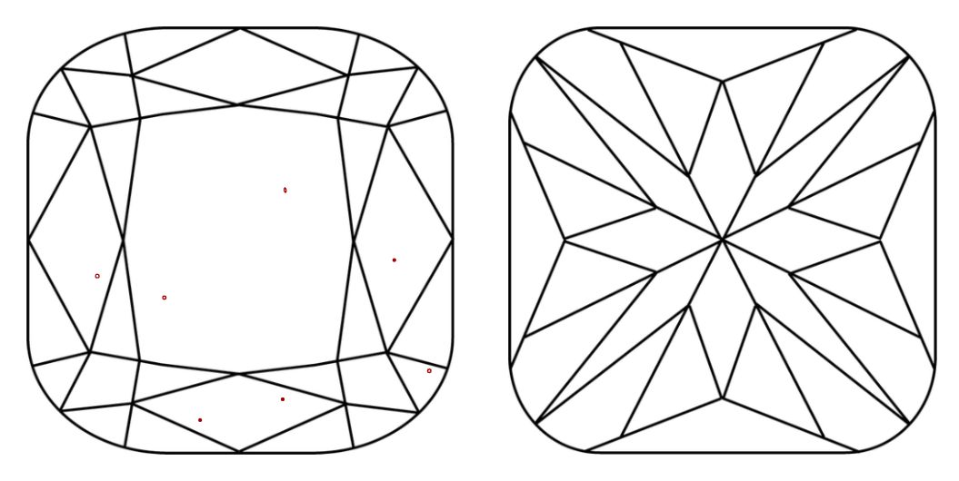 1.57 ct Cushion Modified diamond