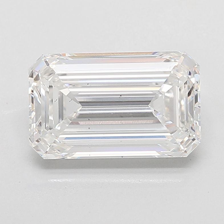 6.02 ct. emerald Lab Grown Diamond front image