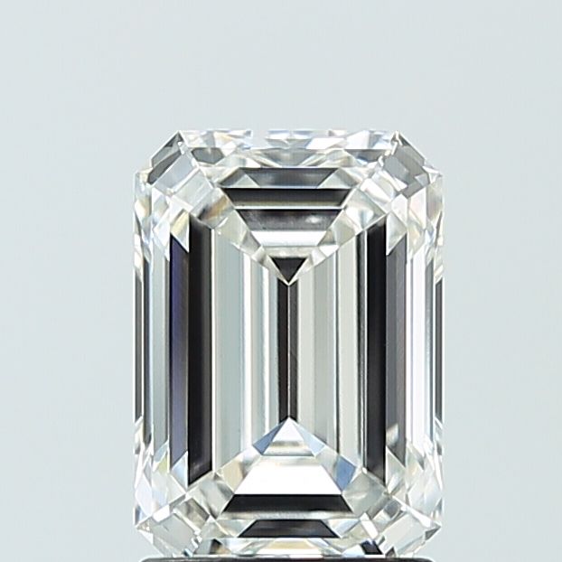 Diamant Émeraude 2.07 ct - Couleur F - Pureté VS1