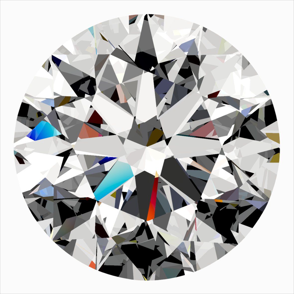 0.34 ct Round diamond