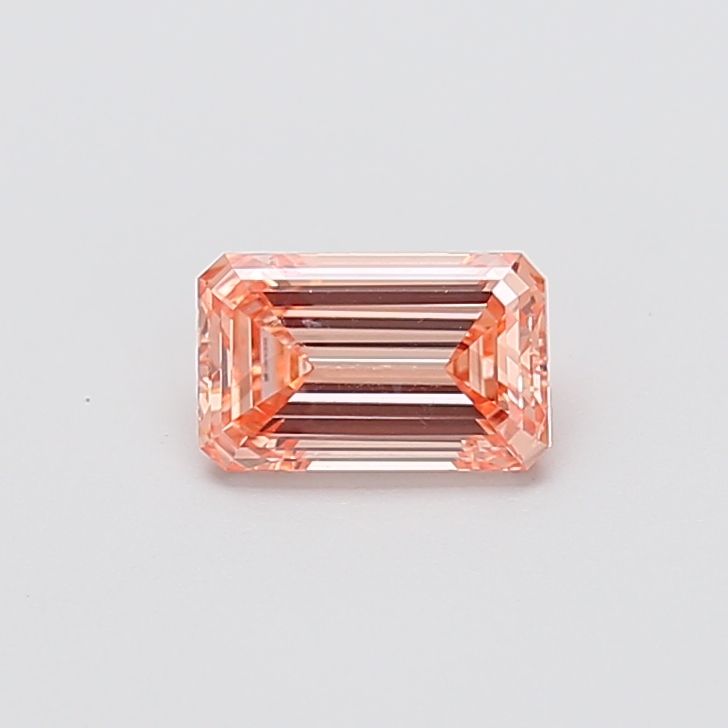 1.01 CT Fancy Intense Orange Pink EMERALD