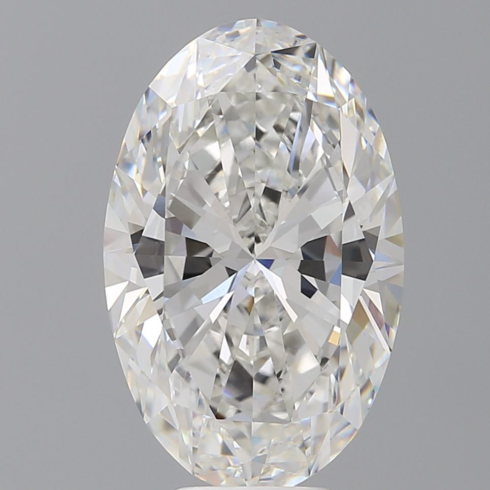 7.08 ct. oval Lab Grown Diamond front image